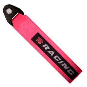 Fita Cinta De Reboque Esportiva Tow Strap Universal Rosa P2 Acéssorios