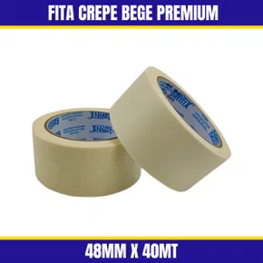 Fita Crepe Bege Premium 48MM X 40MT