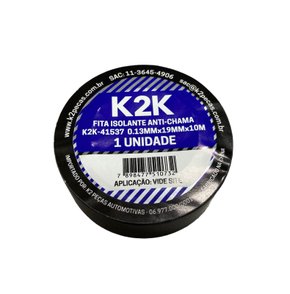 Fita Isolante Preta Anti-chama 10mt AVX