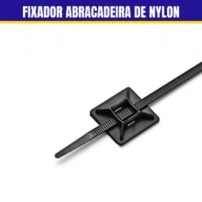Fixador Para Abracadeira De Nylon Com Dupla Face 50PC