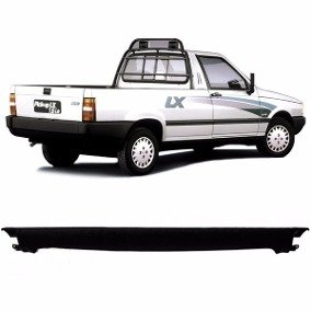 Friso Moldura Tampa Traseira Caçamba Fiorino 1988 a 1997 Preto