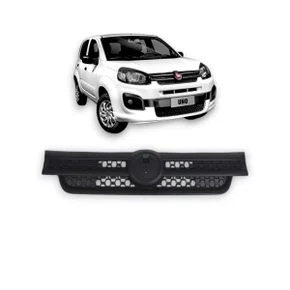 Grade Central Fiat Uno Apos 2017 Até 2022 Preta