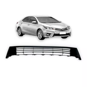 Grade Central Parachoque Corolla 2015 a 2017 Preta 