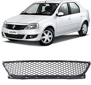Grade Central Parachoque Logan 2011 a 2013 Preta 