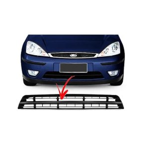 Grade Dianteira Parachoque Focus 2004 a 2008 Preto Central