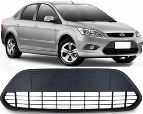 Grade Dianteira Parachoque Focus 2008 a 2012 Preto Central
