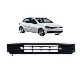 Grade Dianteira Parachoque Gol Voyage G6 2013 a 2016 Preto Central