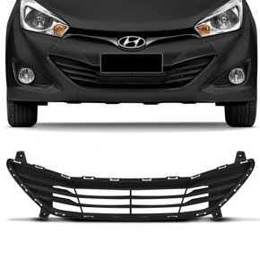 Grade Dianteira Parachoque HB20 2012 a 2015 Preto Central