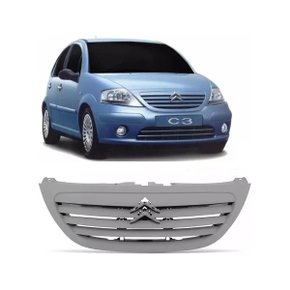 Grade Dianteira Radiador Citroen C3 2004 a 2008 Primer