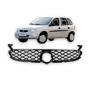 Grade Dianteira Radiador Corsa 2000 Ate 2003 Preto Colmeia