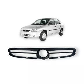 Grade Dianteira Radiador Corsa Classic 2000 a 2003 Preto