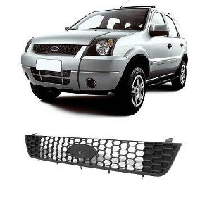 Grade Dianteira Radiador Ecosport 2003 a 2007 Colmeia Preta 