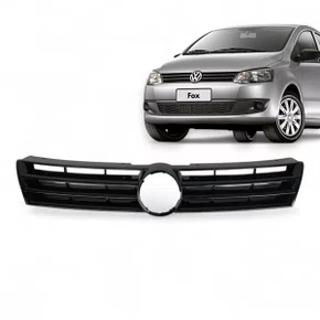 Grade Dianteira Radiador Fox Spacefox 2010 a 2014 Preto Black Piano