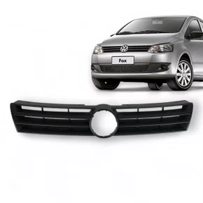 Grade Dianteira Radiador Fox Spacefox 2010 a 2014 Preto Texturizado