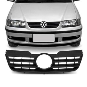 Grade Dianteira Radiador Gol Parati Saveiro G3 1999 a 2002 Fase 1 Preta