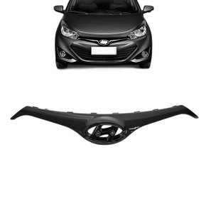 Grade Dianteira Radiador HB20 2012 a 2015 Externa Preta