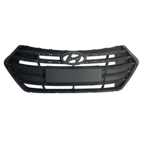 Grade Dianteira Radiador HB20 Sedan 2016 a 2019 Preto Sem Friso