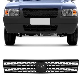 Grade Dianteira Radiador Uno Fiorino 2004 a 2005 Preta