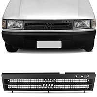 Grade Dianteira Radiador Uno Prêmio Elba Fiorino Preta Frente Baixa