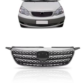 Grade Dianteiro Radiador Corolla Fielder 2003 a 2008 Moldelo Cromada Xei
