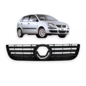 Grade Dianteiro Radiador Polo 07 a 12 Preto 