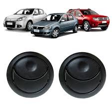 Grade Difusor Saida Ar Painel Sandero 2007 a 2014 Logan Duster Preto 