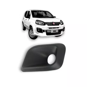 Grade Farol Milha Fiat Uno 2017 A 2022 Com Furo Esquerdo
