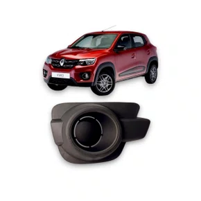 Grade Farol Milha Kwid 2017 Até 2022 Preto Sem Milha Direito