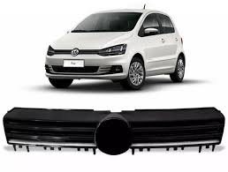 Grade Fox 2015 a 2020 Preto Com Friso Prata