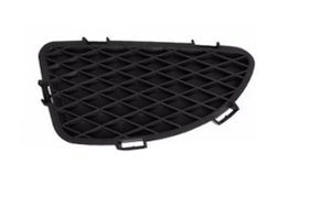 Grade Milha Parachoque Dianteiro Ka 2002 a 2007 Sem Furo Preto Esquerdo