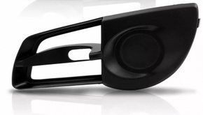 Grade Milha Parachoque Dianteiro Montana 2012 a 2020 Sem Furo Preto Esquerdo