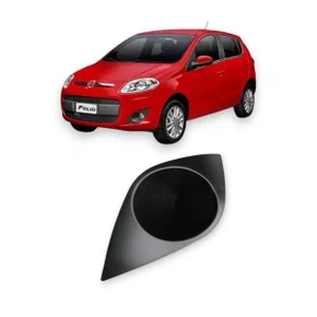 Grade Milha Parachoque Dianteiro Palio G5 2012 a 2017 Sem Furo Lado Esquerdo Motorista