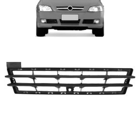 Grade Parachoque Dianteiro Central Astra 2003 a 2012 Preta
