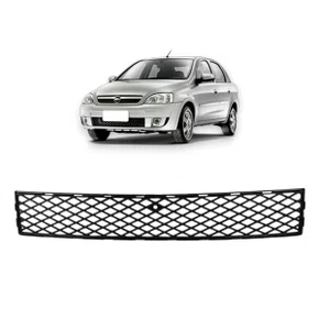Grade Parachoque Dianteiro Central Corsa Montana 2008 a 2012 Preto