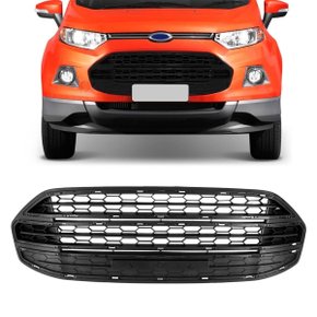 Grade Parachoque Dianteiro Central Ecosport 2013 a 2016 Preta