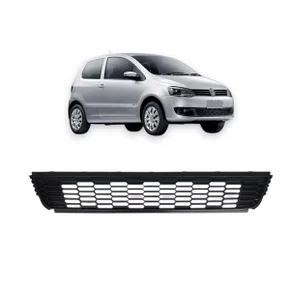 Grade Parachoque Dianteiro Central Fox 2010 a 2014 Preto
