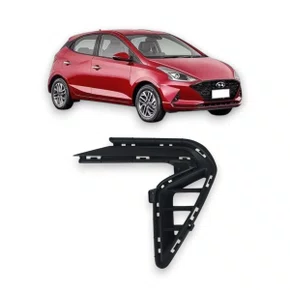 Grade Parachoque Dianteiro HB20 Sem Furo 2020 a 2022 Direita