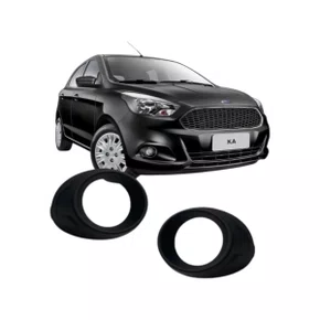 GRADE PARACHOQUE DIANTEIRO KA 2015 A 2018 PRETA COM FURO DIREITO