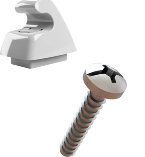 Grampo Presilha Suporte Quebra Sol Agile Cobalt Cruze Tracker Montana Sonic Cinza 