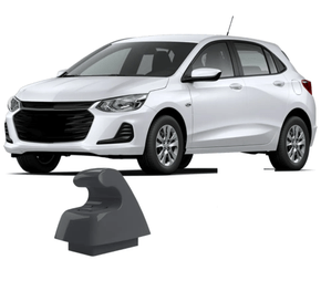 Grampo Presilha Suporte Quebra Sol Cruze Onix Novo Onix Plus Grafite 
