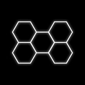 Iluminação Em Led Hexagonal Com 5 Células KERS