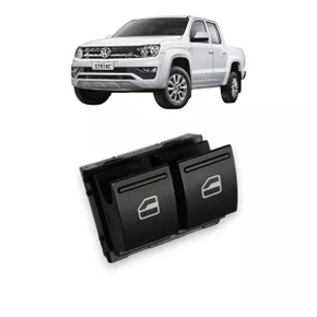 Interruptor Vidro Eletrico Amarok 2010 a 2018 2 Portas Duplo Lado Esquerdo