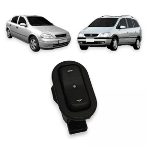 Interruptor Vidro Eletrico Astra Zafira Traseiro Esquerdo/Direito Simples 