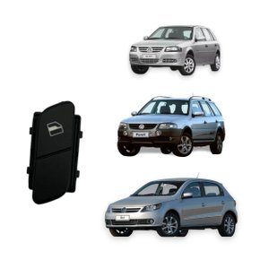 Interruptor Vidro Eletrico Fox Spacefox Crossfox 2003 a 2009 Traseiro Esquerdo