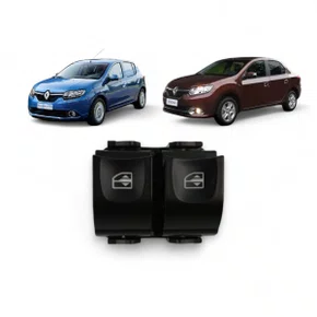 Interruptor Vidro Elétrico Sandero Logan Duplo Esquerdo
