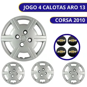 Jogo Calota Aro 13 Corsa 2010 Até 2015