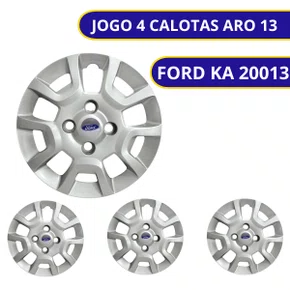 Jogo Calota Aro 13 Ford KA 2007 até 2013 