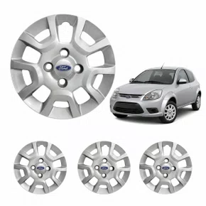Jogo Calota Aro 13 Ford KA 2007 até 2013 
