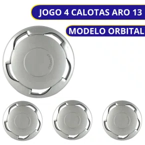 Jogo Calota Aro 13 Modelo Orbital (Futura) 