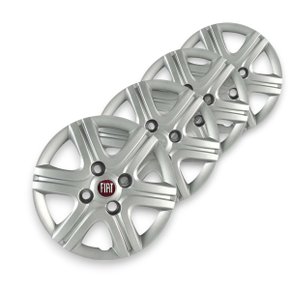 Jogo Calota Aro 13 Fiat Palio Fire Siena 2011 Até 2016